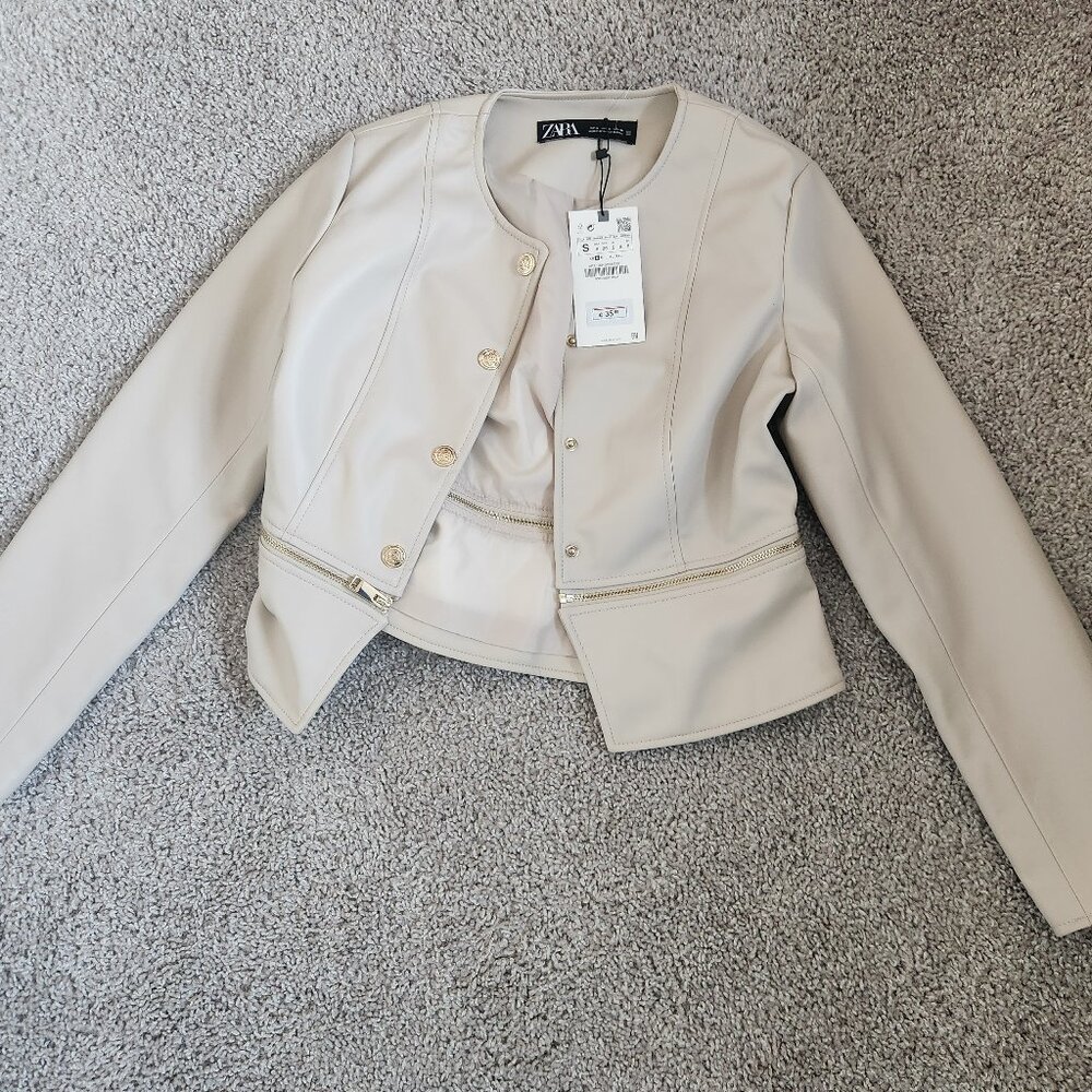 Zara crop jacket